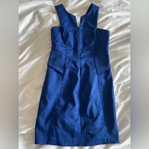 Robert Rodriguez cobalt blue cotton mini dress XS